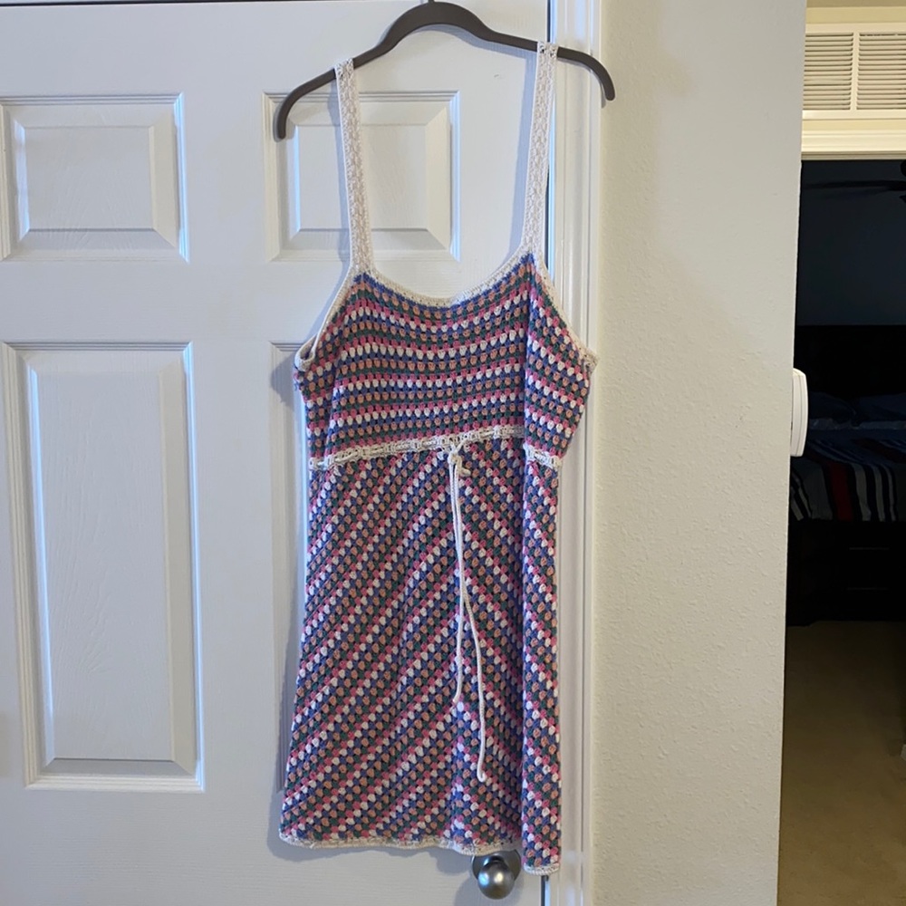 FOREVER 21+ Crocheted Sundress 2X
